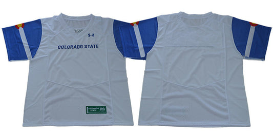 Colorado State Blank White