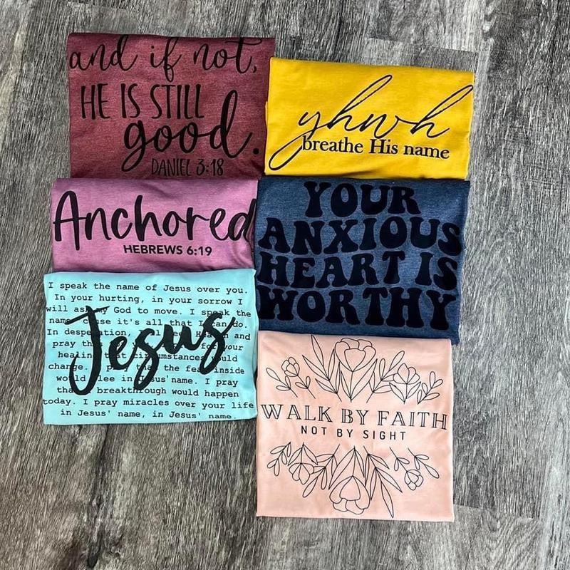 Colorful Christian Tees Hoodie, Sweatshirt | InkThreadWorks.com