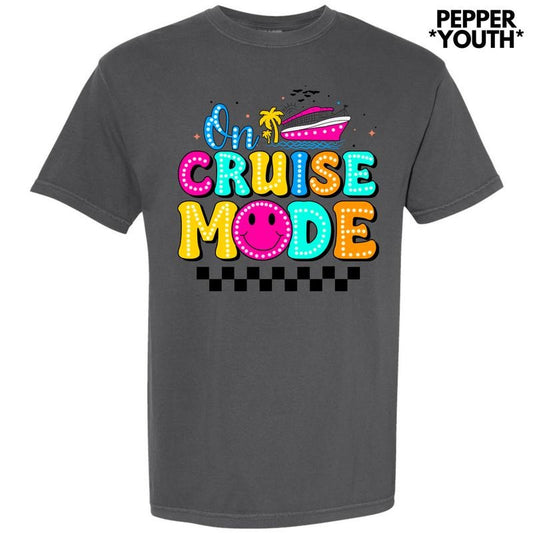 *** Colorful Cruise Mode Comfort Colors T-Shirt (Youth) 'NLB'