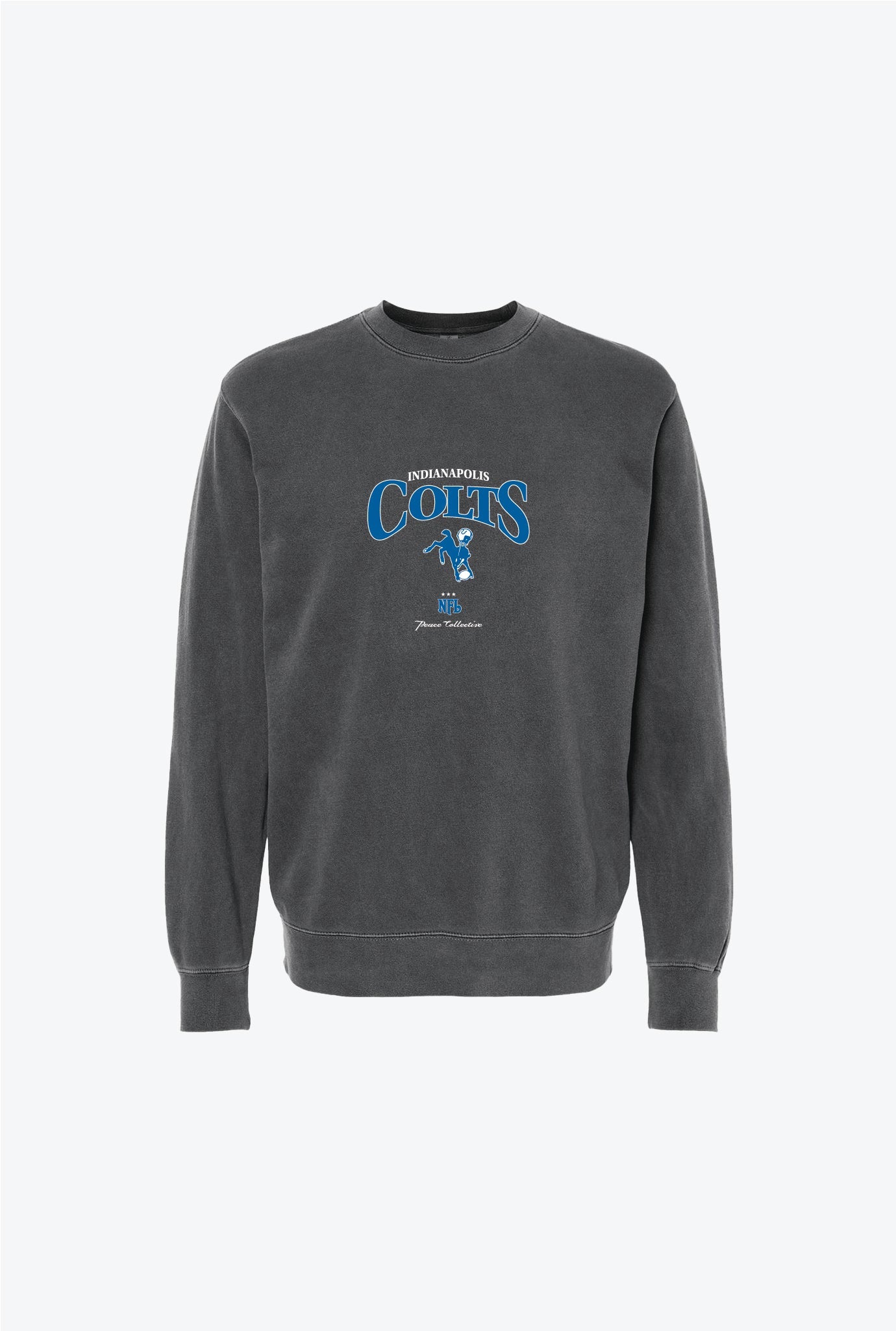 Indianapolis Colts Vintage Embroidered Crewneck - Black