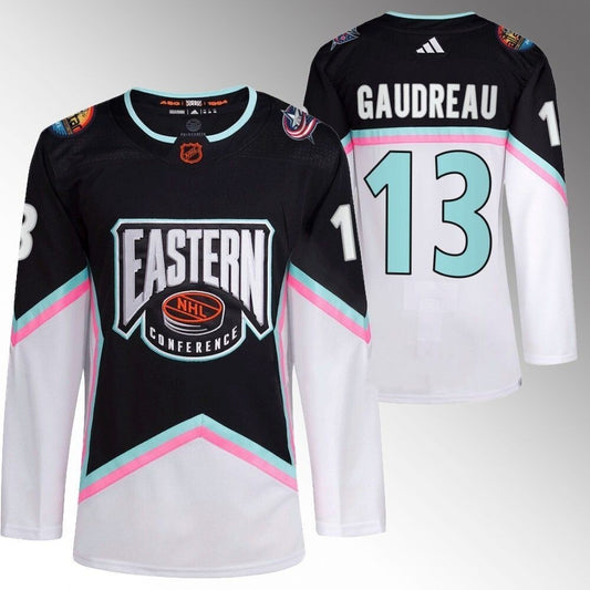 Columbus Blue Jackets #13 Johnny Gaudreau 2023 NHL All-Star Black Eastern Conference Jersey