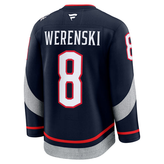 Columbus Blue Jackets #8 Zach Werenski 2025 Stadium Series Style 1