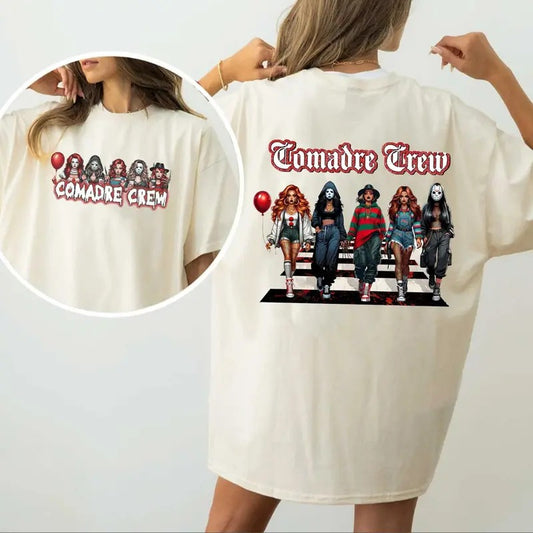 Comadre Crew Movie Shirt, Friends Comadre Crew Tee, The Slayer Halloween, Series Horror Shirt Sweatshirt Hoodie