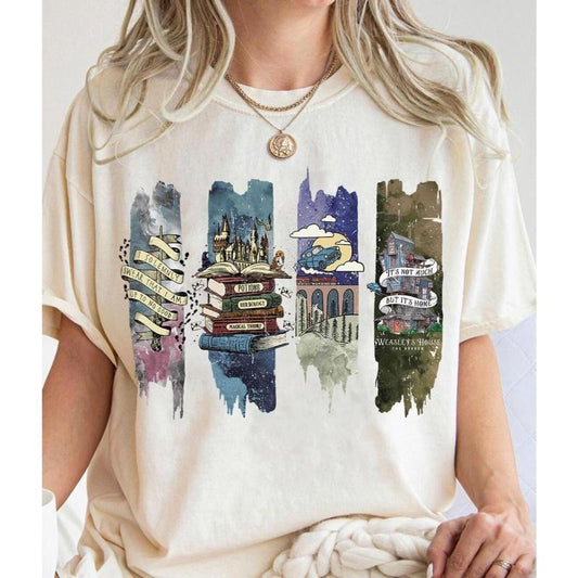 Comfort Color I Solemnly Swear That I Am Up To No Good Shirt, Potions, Herbology, Magical Theory, Vintage Flying Car, It...
