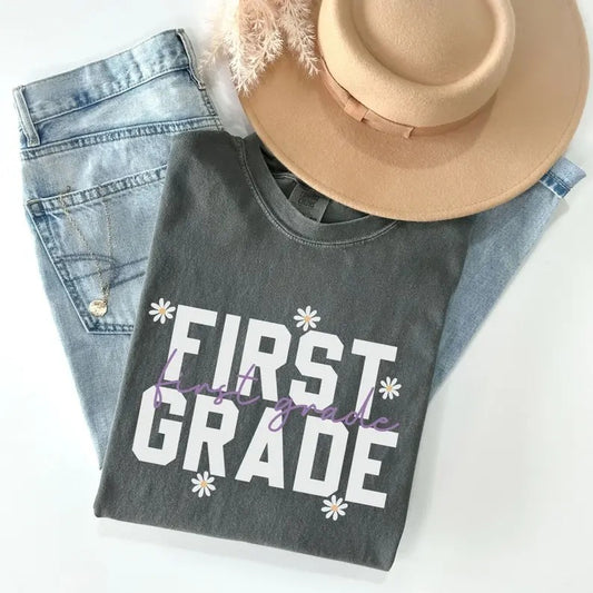 Comfort Colors First Grade Shirt, First Grade Teacher T-shirt, Back to School T-Shirt, First Team, Teacher Gifts Hoodie,...