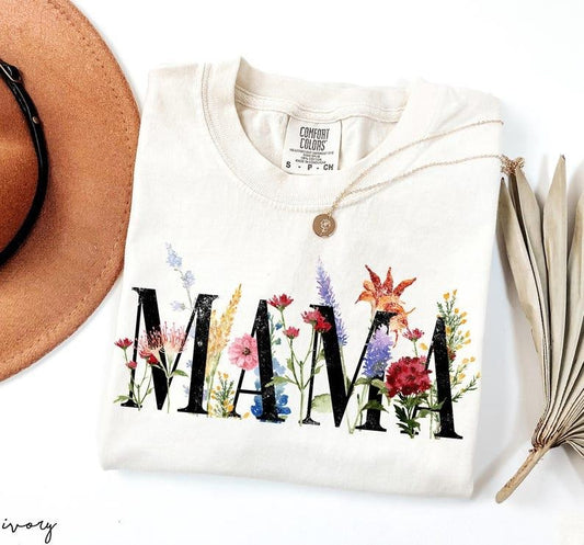 Comfort Colors Mama Shirt, Mothers Day Gift, Mothers Day Shirt, Mom Birthday Gift, Mama Tshirt Hoodie, Sweatshirt