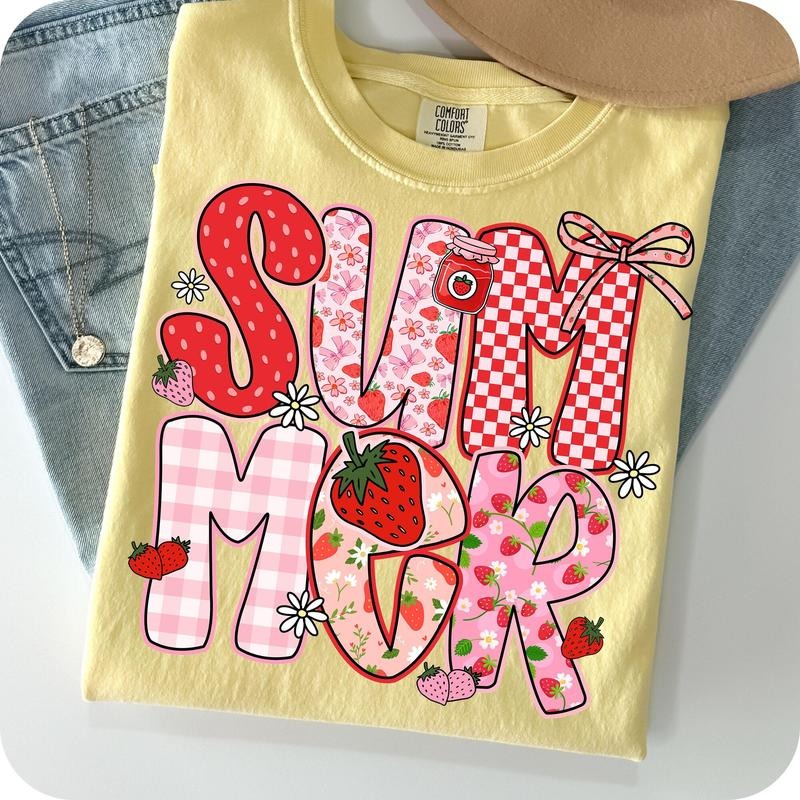 Comfort Colors Sweet Summer Time T-Shirt, Summer Strawberry Shirt, Retro Summer T-Shirt, Beach Shirt Hoodie, Sweatshirt