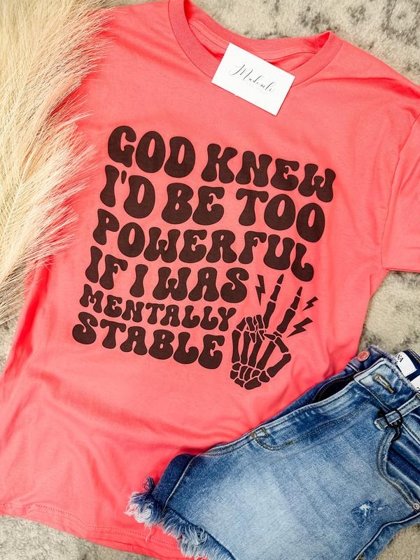 Comfort Colors Too Powerful Graphic Tee