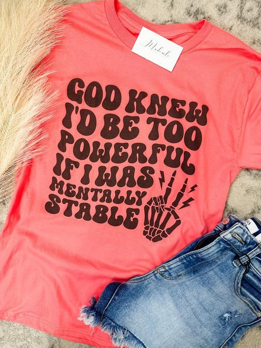 Comfort Colors Too Powerful Graphic Tee