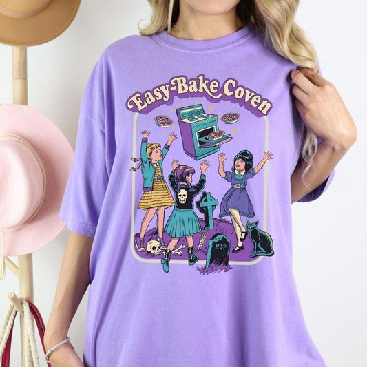Comfort colors easy bake coven short sleeve casual cotton graphic tshirt