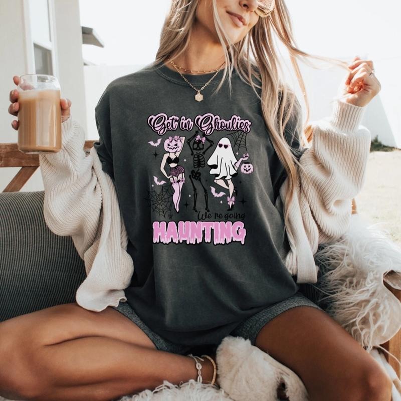 Comfort colors ghoulies haunting short sleeve casual cotton graphic tshirt