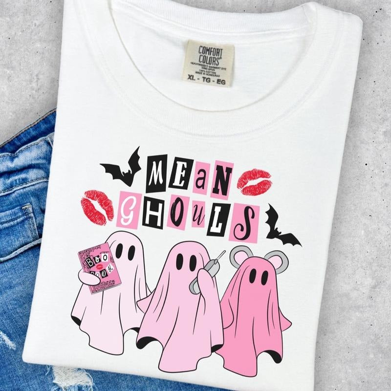 Comfort colors mean ghouls short sleeve casual cotton on graphic tshirt