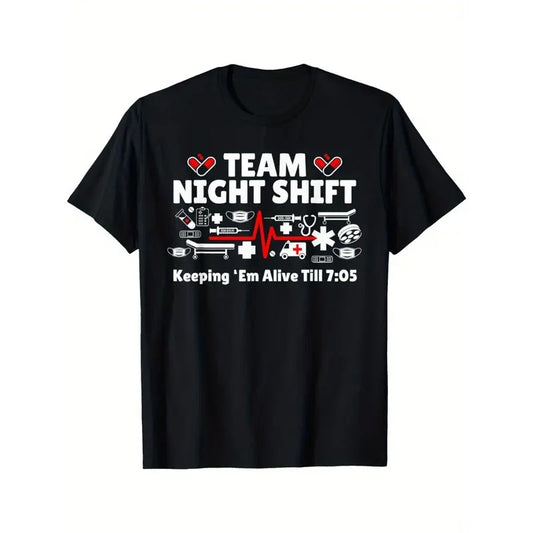 Comfortable breathable outdoor men's clothing Quality materials, Night Nurse Life RN LPN CNA Healthcare heartbeat Love...