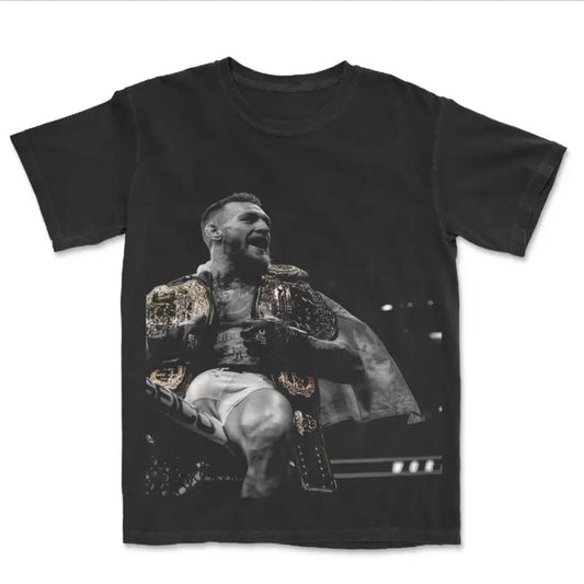 Conor McGregor Tshirt, Vintage 90s Graphic MMA Tee, American Professional Boxer Tee For Man and Woman Unisex T-shirt Menswear Top Underwear Human