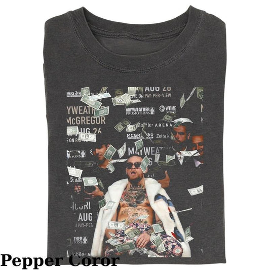 Conor McGregor Tshirt, Vintage 90s Graphic MMA Tee, American Professional Boxer Tee For Man and Woman Unisex T-shirt Menswear Top Underwear Humanstyle{n002}2