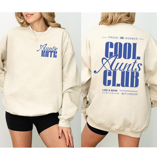 Cool Aunts Club Aunt Sweatshirt , Cool Aunt Sweatshirt, Cool Aunts Club Promoted To Aunt Cool Aunt Shirt, Aunt Sweater,...