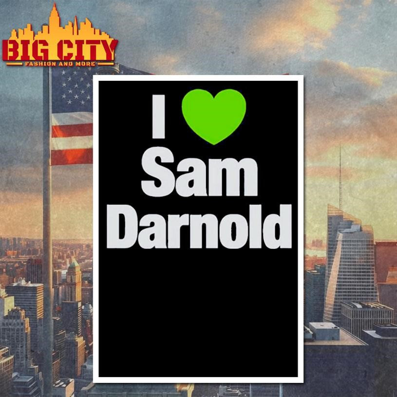 Cooper kupp i heart sam darnold shirt