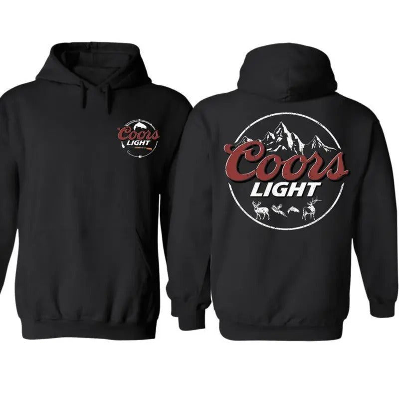 Coors Light Hunting Hoodie T-shirt Sweatshirt Coors Light Hunting, Sweatshirt, Hoodie, T-Shirt, For Men, For Women Classic Menswear, Hoodie Style