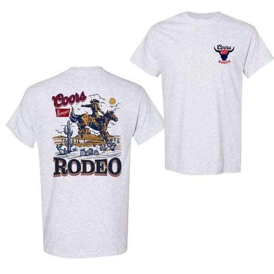 Coors Rodeo Vintage Graphic T-Shirt, Retro Cowboy Shirt, Vintage Washed Shirt