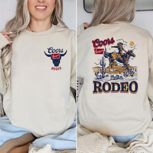 Coors Western Cowboy T-Shirt, Vintage 90s Graphic Western Shirt, Retro Coors Tee, Rodeo Oversize Cowboy Shirt, Wild West Gift, Cool Gift