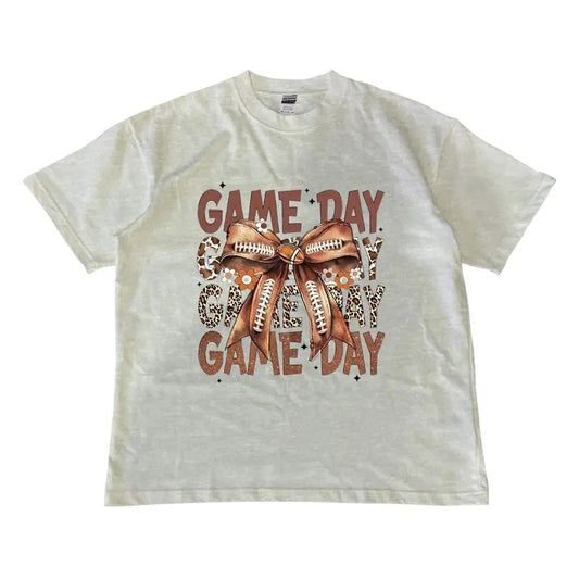 Coquette Football T-shirt, Football Bow T-shirt, Football Mom T-shirt, Game Day T-shirt, MW Unisex Shirt Menswear Top...