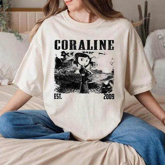 Coraline Shirt, Coraline Movie Shirt, Vintage Shirt, Retro Shirt, Classic Shirt, Gifts for him, Christmas Gifts