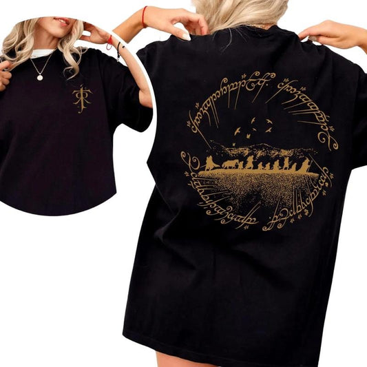 Core Lord of the Rings Movie Shirt, Vintage T-Shirt 2-Sided, Cotton Unisex T-shirt, Crew Neck, Size S- 4xl, Menswear Top, Womenswear Top Underwear Streetwear