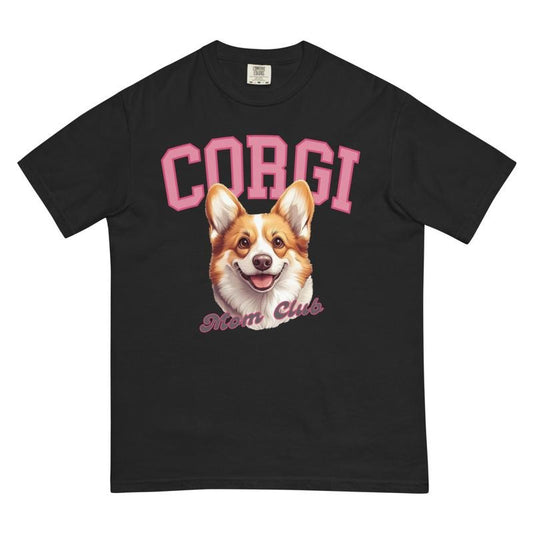 Corgi Mom Club Comfort Colors Shirt Hoodie, Sweatshirt | InkThreadWorks.com