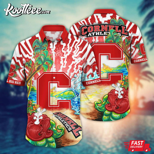 Cornell Big Red NCAA Hawaiian Shirt