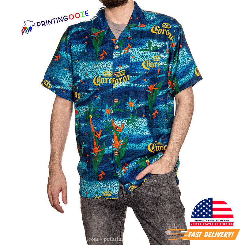 Corona Beer Logo Hawaiian Shirt