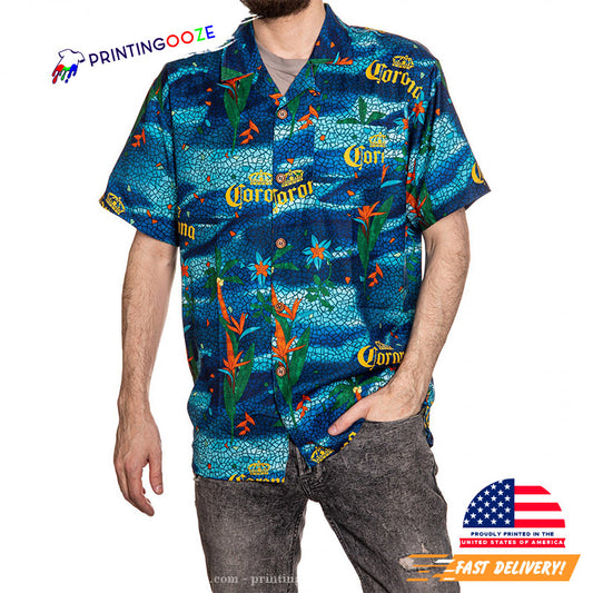 Corona Beer Logo Hawaiian Shirt
