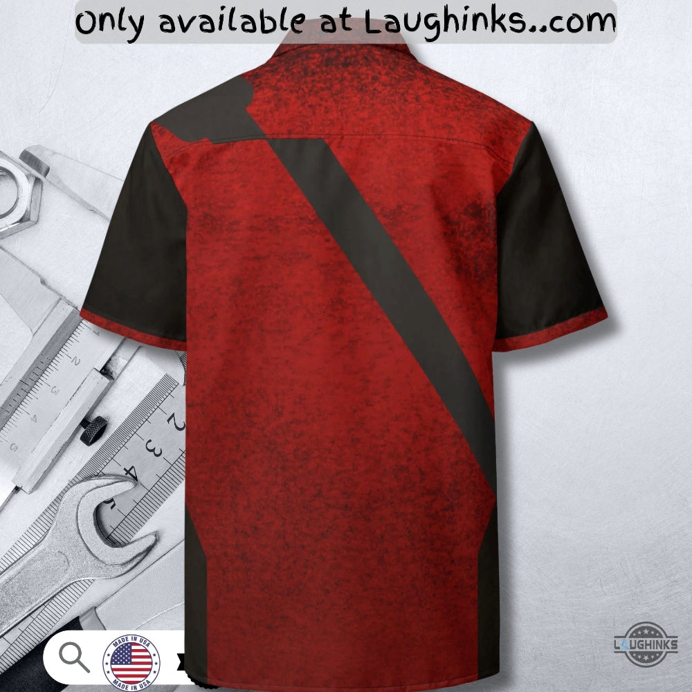 Cosplay Deadpool Hawaiian Shirt