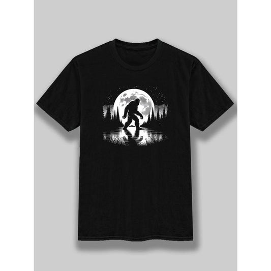 Cotton, Men's Creative Top, Casual Short Sleeve Crew Neck T-shirt, Men's Clothing For Summer Outdoor, funny, Cute, gorilla, Made in USA