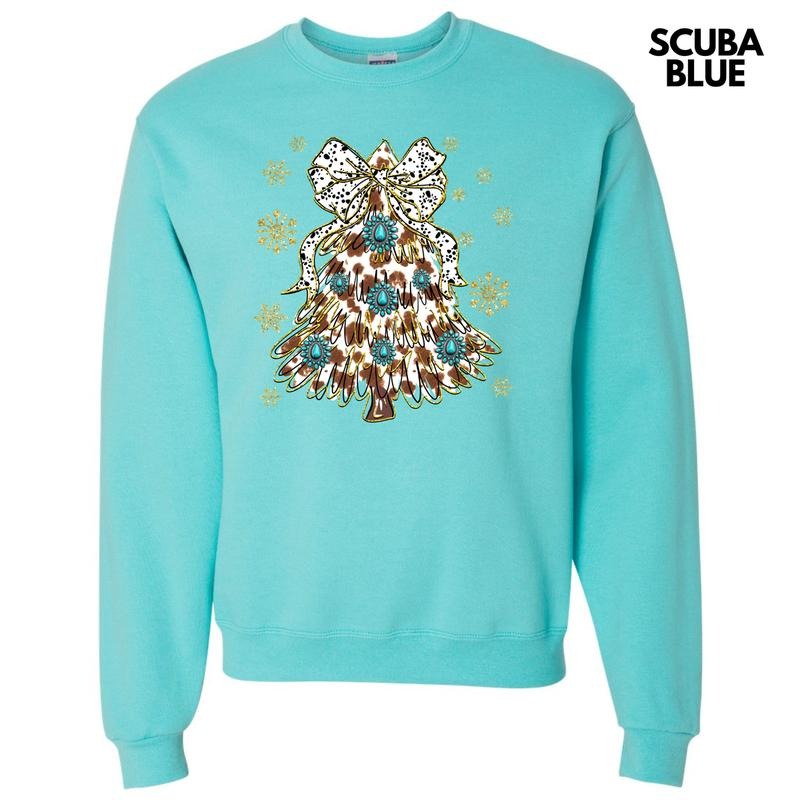 Country Christmas Tree Sweatshirt 'NLB' T-Shirts, Hoodie | InkThreadWorks.com