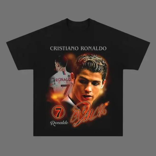 Cr7 T-Shirt, Ronaldo Vintage Tee, Unisex Soccer Shirt, Sport Graphic Tees, Menswear Womenswear Streetwear