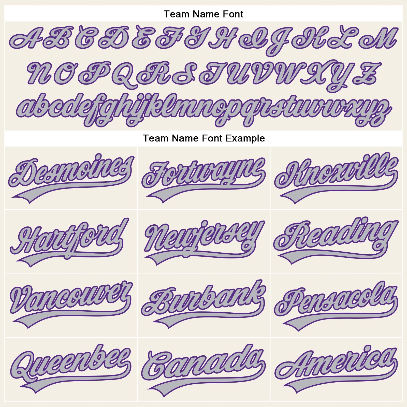 Custom Cream Gray Pinstripe Purple Authentic Baseball Jersey