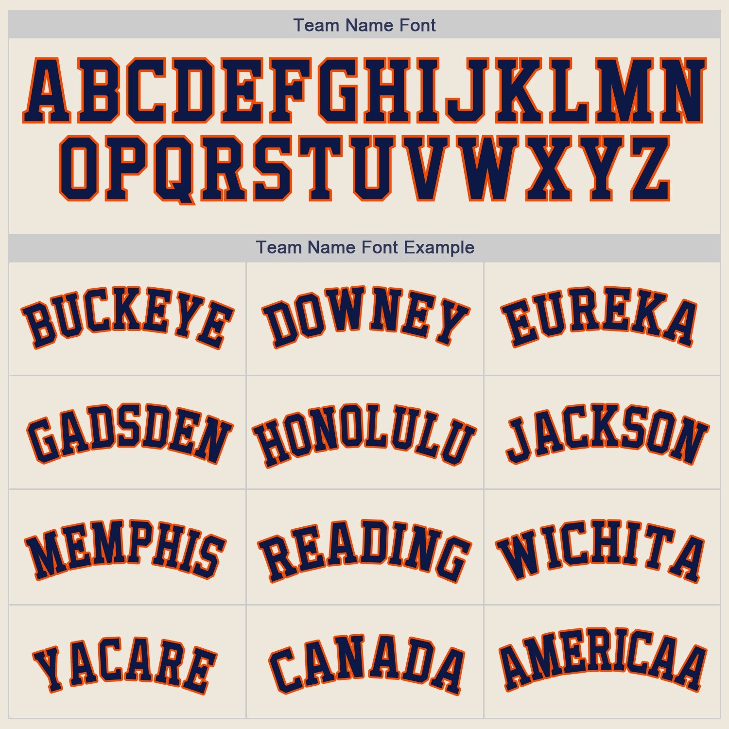 Custom Cream Navy-Orange Authentic Baseball Jersey