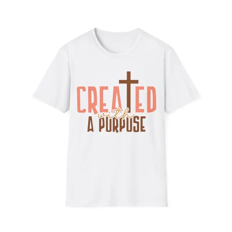 Create With Purpose Bible God Jesus Religious Christian Gift T-Shirt, Menswear Top, Womenswear Top Hoodie, Sweatshirt
