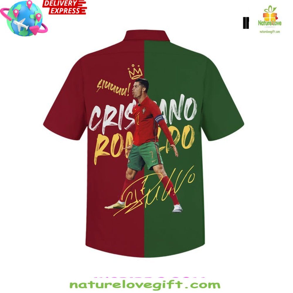Cristiano Ronaldo CR7 Euro 2026 Hawaiian Shirt
