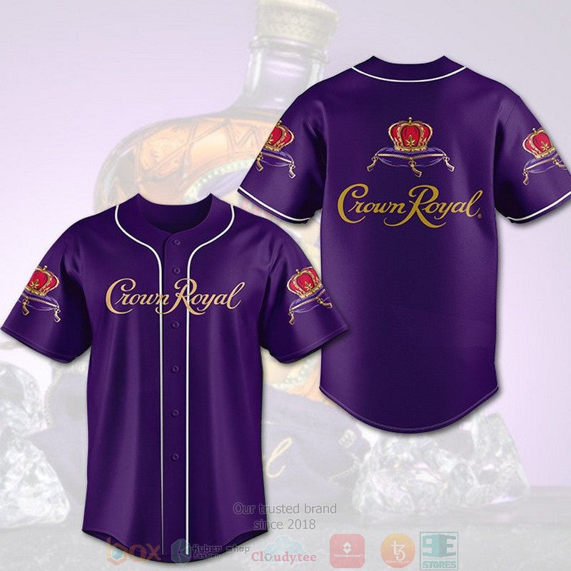Crown Royal purple Baseball shirt