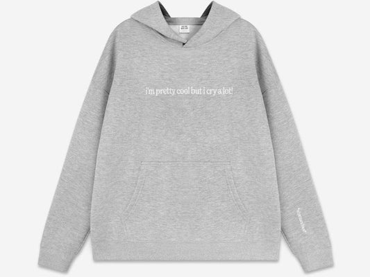 Cry A Lot (Wipe Tears Here) Hoodie DRG Grey T-Shirts, Sweatshirt | InkThreadWorks.com
