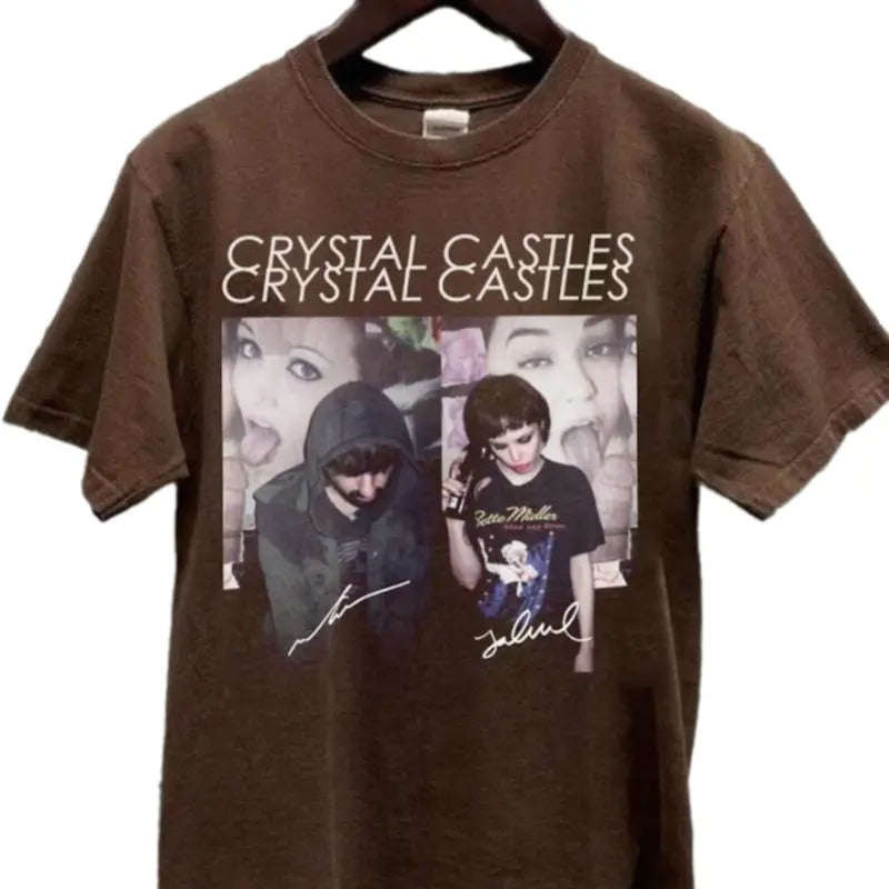 Crystal Graphic Shirt Music 2024 Castles Tshirt Pop Gift Unisex T-Shirt Hoodie, Sweatshirt | InkThreadWorks.com