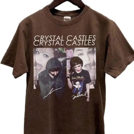Crystal Graphic Shirt Music 2024 Castles Tshirt Pop Gift Unisex T-Shirt Hoodie, Sweatshirt | InkThreadWorks.com