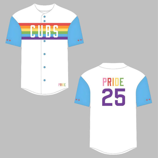 Cubs Pride Celebration Jersey Giveaway 2025 - Grishko.com
