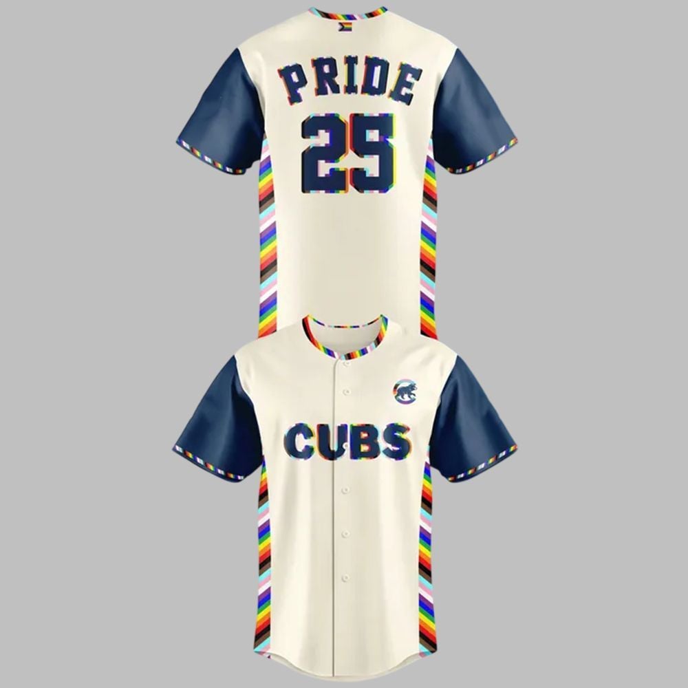 Cubs Pride Month Jersey 2025 - Grishko.com