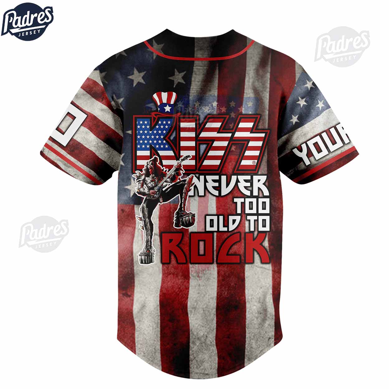 Custom 4th Of July Kiss I Was Made For Lovin' American Baseball Jersey - Padres Jersey Oasis: Elevate Your Baseball Style Game