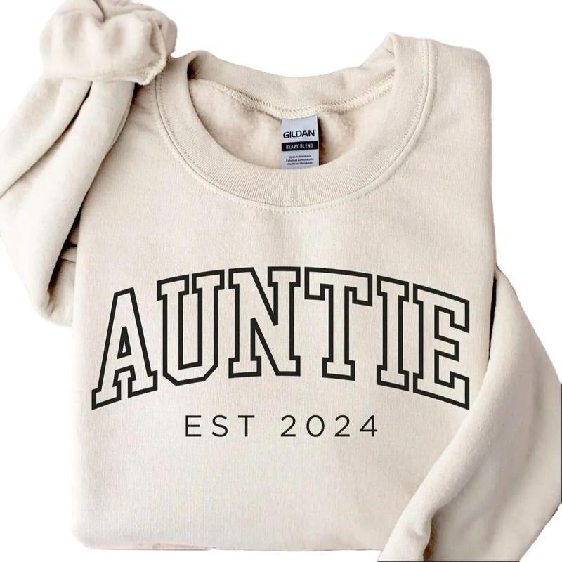 Custom Aunt Sweatshirt - Sister Gift, Aunt Mother's Day T-Shirts, Hoodie | InkThreadWorks.com