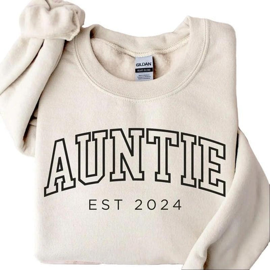 Custom Aunt Sweatshirt - Sister Gift, Aunt Mother's Day T-Shirts, Hoodie | InkThreadWorks.com
