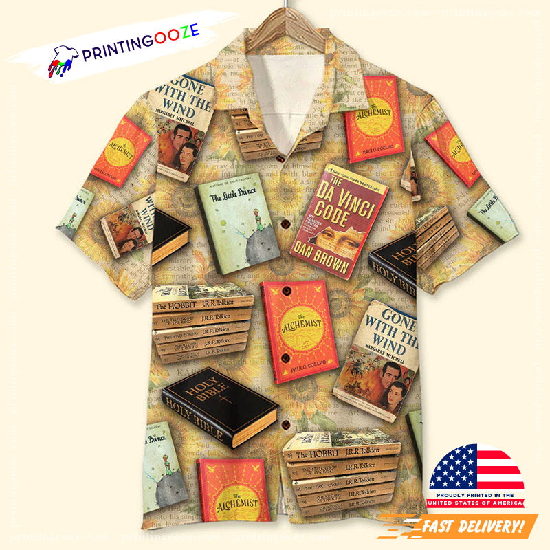 Custom Book Photo Hawaiian Shirt
