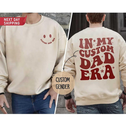 Custom Gender Dad Shirt, Dads Club Shirt, New Dad Gift, New Dad Shirt, In My Dad Era, Expecting Dad Gift, Gender Reveal,...